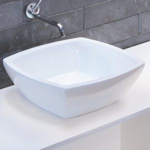 fuori square ceramic sink -L010.BCO - Gineico Marine