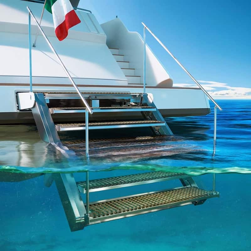 gineico-marine-besenzoni-boat-yacht-ladder
