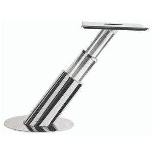 Electric 35 degree Inclined table pedestal mad in Stainless Steel & Anodized Aluminum