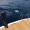swim platform with carbon fibre tender - gineico marine