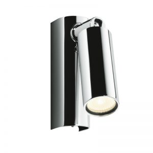 Pan wall light in polished chrome - BCM- Gineico Marine