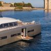 gineico marine - besenzoni-yacht-movimentazione-balcony-clam-shell-door on catamaran