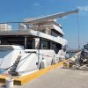 superyacht hydraulic crane 1500kg lift capacity - besenzoni G350 - Gineico Marine