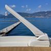 hyraulic crane g711 for flybridge - besenzoni - gineico marine