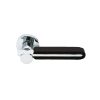 Gineico Marine - Foresti and Suardi - Leather Wrapped Door Handle -FS-467A00C Black